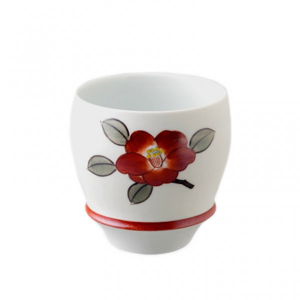 Arita Ware SAKE CUP Snow Camellia