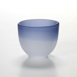 Guinomi Sake Glass Opaque Blue