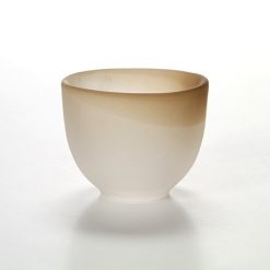 Guinomi Sake Glass Opaque Brown