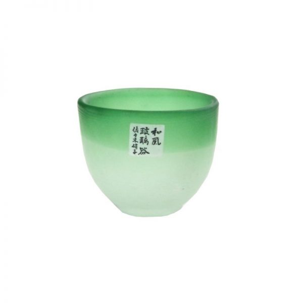 Guinomi Sake Glass Opaque Green