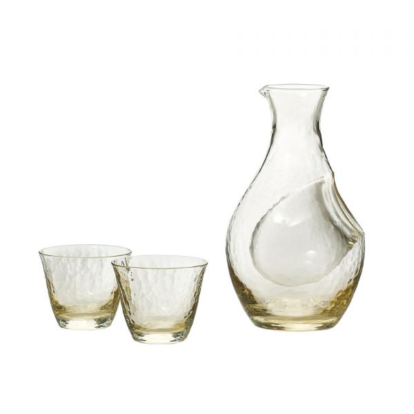 Cold Sake Set Ice Pocket Amber