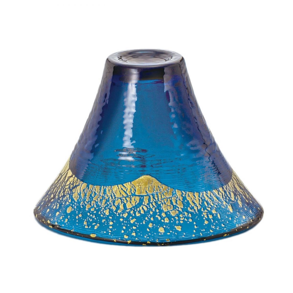 Sakazuki Sake Glass Fuji Navy Blue SAKETALK Shop