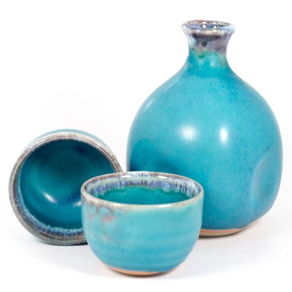 sake set turkey blue