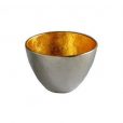 Nousaku Tin Sake Cup Guinomi Gold (Small)