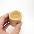 Bamboo Sake Cup White